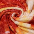 Miniatyrbillede 3 af 5: Kreativ blød varm flanel tortilla pizza tæppe rund form lavash uld sofa plaid plys sengetæppe vinter tæppe