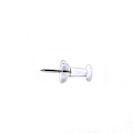Miniatyrbild 2 av 4: Amazon Basics Push Pins Tacks, Klar plasttopp, Stålstift, 100-pack