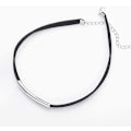 Miniatyrbilde 2 av 5: Justerbart svart choker-kjede for damer og jenter