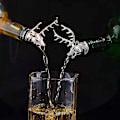 Miniatyrbillede 4 af 4: Premium Aerator Pourer Spout til perfekt vinpræsentation, sølv