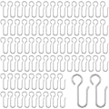 Miniatyrbild 1 av 5: 80 st Curtain Hooks, Gardinstångs-Hooks, Tunga Zink Curtain Hooks, för Dörrgardiner, etc (40x12mm)