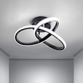 Miniatyrbilde 1 av 5: LED-taklysestake, moderne LED-taklampe, svart C