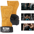 Miniatyrbilde 4 av 5: Par Vektløftingsgrep, Vektløftingsstropper Profesjonelle Løftestropper for Menn og Kvinner Bodybuilding Løftestropper for Markløft, Styrkeløft