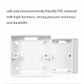 Miniatyrbilde 4 av 5: 86 Type Junction Box Overflate Montering Frontplate Enkelt Stikkontakt 86 x 86 x 34 mm