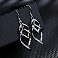 Miniatyrbild 5 av 5: Tåardrop örhängen - Designer silver örhängen drop örhängen för kvinnor mode premium drop örhängen, silver