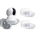 Miniatyrbild 1 av 5: Väggmonterad Kamerahållare Övervakningshus - Universal Plastfästen Kit för Domekamera, Inomhusövervakning, Utomhus Säkerhetssystem, med