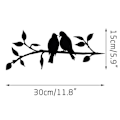 Miniatyrbillede 3 af 3: Have Love Bird Tree Branch Ornamenter i smedejern til haven
