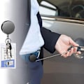 Miniatyrbillede 5 af 5: Indtrækkelig badgeholder-rulle, holdbar metal indtrækkelig nøglering nøglering, heavy duty zinklegering badgeholder snor rulle med bælteklips indtrækkelig