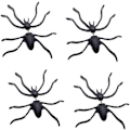 Miniatyrbillede 1 af 5: 2 stk. Halloween edderkop øreringe sorte 3D piercing øreringe ørestik