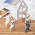 Miniatyrbild 4 av 5: 5 stycken dansande kattkista prydnad, rolig katt pennhållare, inter