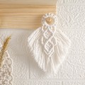Pikkukuva 4 / 5: Makramee-ovenkahvan keinu köysi seinävaate koristeellinen värillinen boho-kodin sisustukseen juhlatarvikkeet boho-sisustus vauvakutsuille 17 cm
