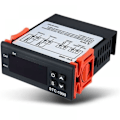 Miniatyrbillede 2 af 5: STC-1000 220V Universal Termostat Temperaturregulator Kalibrering Fahrenheit & Celsius Display + Sensor Sonde
