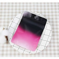 Miniatyrbillede 1 af 4: 100 stk. genlukkelige lynlåsposer, matte farvede fødevare Mylar-poser, lufttætte lynlåsposer til fødevareemballage og opbevaring (gradient sort og pink, 10,5x15 cm)