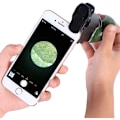 Miniatyrbilde 3 av 5: 60x-100x Lomme Mikroskop, Bærbar Mini Mikroskop med LED-belyst Zoom, Mikrobiologisk Observasjon og Forskole Forskning Bærbar Mikroskop for Barn og Studenter, Teleskop