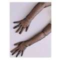 Miniatyrbillede 5 af 5: Mesh Handsker til Kvinder - Opera Handsker Blonde Handsker Lange Tulle Handsker
