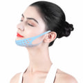 Miniatyrbild 5 av 5: Återanvändbar V-linjemask, ansiktskonturlyftande fast mask, bantning