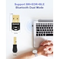 Miniatyrbild 2 av 5: Bluetooth-donglar, 5.4 Bluetooth-dongel, USB Bluetooth-adapter, Bluetooth för PC-tangentbord, USB Bluetooth, för headset, kontroller, tangentbord, smartphone, T