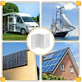 Miniatyrbilde 5 av 5: Solcellepanel Z-brakett, 8 stk. Solcellepanel Aluminiumbrakett Egnet for bobil-tak, Solcellepanelmontering Bruker Z-formet Design (med 16 muttere og 16 bolter)