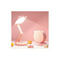 Miniatyrbillede 1 af 5: LED-bordlampe Sød bordlampe Pink bordlampe 8 Lysstyrke Sammenklappelig