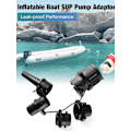 Miniatyrbillede 2 af 4: Oppustelig bådpumpe adapter lækagesikker multifunktionel luftpumpe luftventil adapter til kajak oppustelige senge