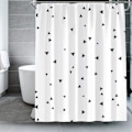 Miniatyrbillede 1 af 5: Sød Vandtæt Mildew Proof Bruseforhæng, Badeværelse Bruseforhæng, 200 x 200 cm