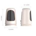 Miniatyrbillede 2 af 5: Varmeblæser, 2s + 2 Tilstande Elektrisk Radiator, Ultra Stille Varmeblæser, Kompakt Mini Elektrisk Varmeblæser, Dobbelt Beskyttelse Ra
