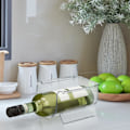 Miniatyrbild 2 av 4: Stapelbar kylskåpsflaskhållare, set om 3, förvaring för drycker, läsk, vin,