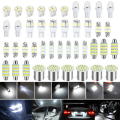 Miniatyrbillede 1 af 5: 42 stk. bil LED-lys, bilindvendig mini pære kit T10 bredde i