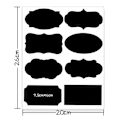 Miniatyrbilde 3 av 5: 30 stk. gjenbrukbare, avtakbare, vanntett tavleetiketter i PVC for plast- og glassflasker