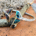 Miniatyrbilde 4 av 4: Abalone Shell og havfruehale armbånd armbånd justerbar åpen