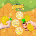 Miniatyrbild 4 av 5: Ananas Stressbollar Squishy Vattenpärlor Boll Sensorisk Fidget Till