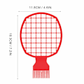 Miniatyrbilde 5 av 5: Afro-hårkam, 4 stk./pose Twists Curl Brush Comb Dreadlocks Tin Fo