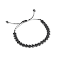 Miniatyrbilde 5 av 5: Unisex magnetisk hematitt stein justerbar armbånd bangle miste vekt smykker, sett med 6 stk