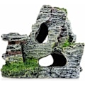 Miniatyrbilde 1 av 5: 1 pakke harpiks akvarium fjellformasjon gjemmested hule stein dekor undervanns S