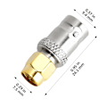 Miniatyrbild 2 av 4: 2-pack BNC SMA till BNC Koaxialadapter BNC Hona till SMA Hane BNC Hona till SMA Hane Koaxial Hane för HF-antenner, Wi-Fi-enheter, SDR, WiFi, etc.