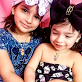 Pikkukuva 2 / 5: Kaulakorut 2-Split Heart Best Friends Forever Rainbow Mermaid Tail Butterfly