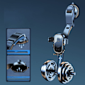 Miniatyrbild 3 av 5: Miniprojektor väggfäste, 6,3-7,87 tum | M4 skruvar | 360° rotation, 60° lutning, för kamera/projektor/webbkamera - Material kolstål
