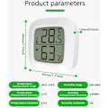 Miniatyrbild 5 av 5: Inomhustermometer Set om 4 Digital Termometer Hygrometer, Digital Termometer för Sovrum