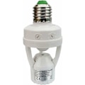 Miniatyrbild 1 av 5: Sockel med PIR-rörelsesensor Glödlampor med E27-sockel för inomhusbruk med tids- och ljusjustering (Glödlampa ingår ej)