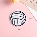 Miniatyrbillede 2 af 4: 20 stk. Volleyball broderede patches strygejern og sy på applikation patches dårligt