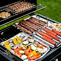 Miniatyrbilde 5 av 5: Pølsegriller for Grill, Pølsegriller Grill Rist i Rustfritt Stål med Ekstra Langt Trehåndtak, BBQ Pølsegriller for Jevn Tilberedning