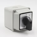 Miniatyrbilde 1 av 5: Universell velgerbryter, med vanntett installasjonsboks, 3 posisjoner, 8 terminaler, kraftoverføringsbryter, LW26-20/2 220V 20A motorgenerator