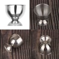 Miniatyrbilde 4 av 5: 4 stk, rustfritt stål eggbrett, eggbrett, eggkopp, ande eggkopp, eggkopp, frokost, middag kokekar