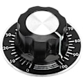 Miniatyrbillede 1 af 5: 5 stk. 6mm/27mm Potentiometer Knob Potentiometer Knurlede Knapper Volumenkontrol Drejeknap med Digitalt Skala Plade MF-A03