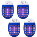 Miniatyrbillede 1 af 5: 4 stk. myggestikker, ultraviolet elektrisk myggestikker, indendørs fluesmækker
