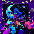 Miniatyrbillede 4 af 4: Kraniet Havfrue Måne Gobelin UV Aktiv Blacklight Psykedelisk Rum
