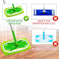 Miniatyrbild 5 av 5: Pieces Återanvändbara Moppdukar för Swiffer Sweeper, Mikrofiber Moppdynor, Återanvändbar Moppdyna, Ersättningsmopp