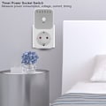 Miniatyrbilde 5 av 5: Timer Stikkontakt Bryter Plugin Nedtellingstimer Bryterkontroller EU Plugg 230V