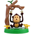 Miniatyrbillede 1 af 5: Solcelledrevet dansende dyrefigur Bobblehead Swing Monkey Swinging Ani