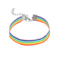 Miniatyrbilde 5 av 5: 6 stk regnbuearmbånd for menn, armbånd for gutter, Lgbt regnbue